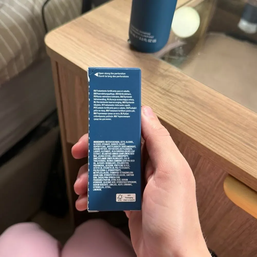 Living Proof clarifying detox, shampoo, and triple bond complex